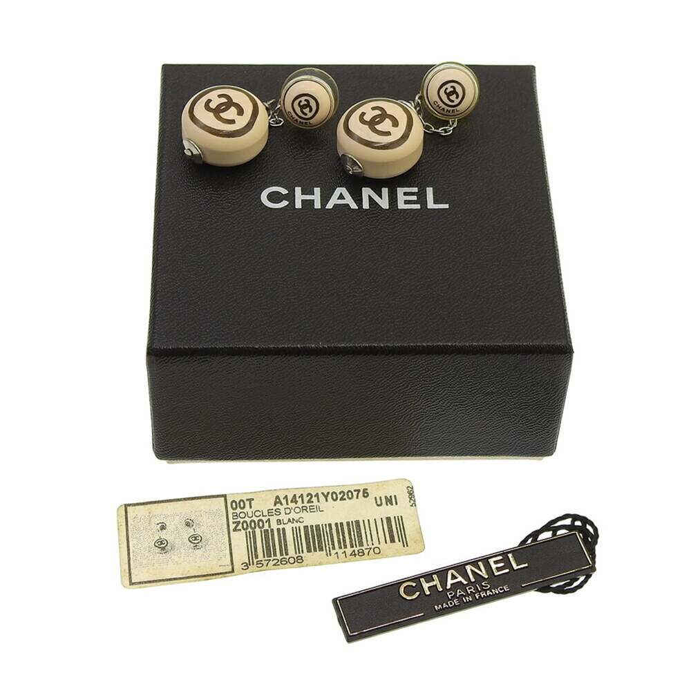 Chanel Cc Logo Earrings Metal #256893C67B - Picture 8 of 8